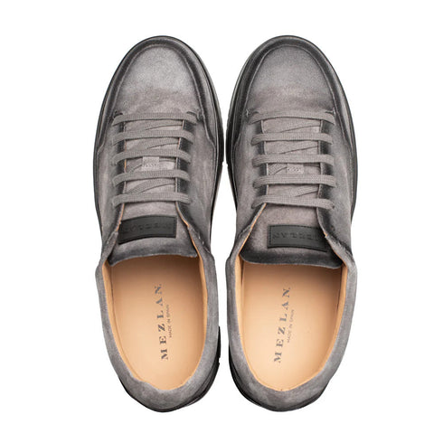 Mezlan Villani Suede Street Sneaker Grey (21336)