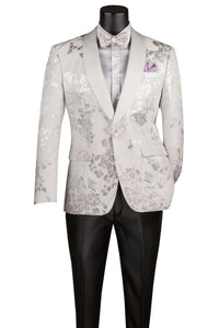 Fusion White Tuxedo Jacket
