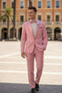 Dusty Rose Shawl Lapel Tuxedo by Spectrum – Elegant 3-Piece Formal Wear