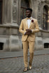 Light Gold Shawl Lapel Tuxedo by Spectrum – Elegant 3-Piece Formal Wear