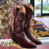 Brown Lizard Print Cowboy Boot