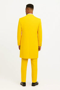 Yellow Zoot Suit - Mens Fashion Golish Yellow 1920s Vintage Look