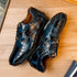 Marco_Di_Milano Vulcan Rustic Navy Leather Shoe