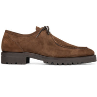 Zelli Wallaby Italian Suede Lace Up Chocolate (26-303-CHO)