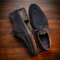 Zelli Wallaby Italian Suede Lace Up Navy (26-303-NVY)
