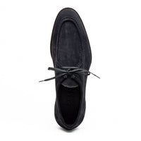Zelli Wallaby Italian Suede Lace Up Navy (26-303-NVY)