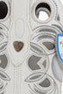 Wild West Botas de Panza de Avestruz Horma Square Toe White