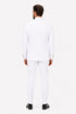 Men's White Statement Ticket Pocket Peak Lapel Wool Double Breasted Vest Suit with Gold Buttons – Modern Fit