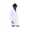 white Mens Knee Length Pea coat Mens Peacoat