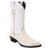 Mens White Diamond Boot Anteater Print Western Boots J-Toe