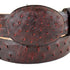 Wild West Boots Belts 32 Men's Wild West Ostrich Skin Cowboy Belt 2C110318