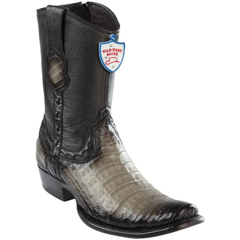 Wild West Boots Boots 6 Men's Wild West Caiman Belly Dubai Toe Short Boot 279B8238