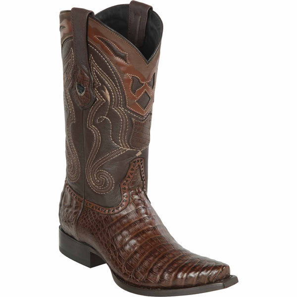 Wild West Boots Boots 6 Men's Wild West Caiman Belly Skin Snip Toe Boot 2948207