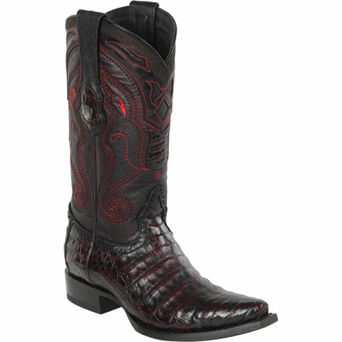 Wild West Boots Boots 6 Men's Wild West Caiman Belly Skin Snip Toe Boot 2948218