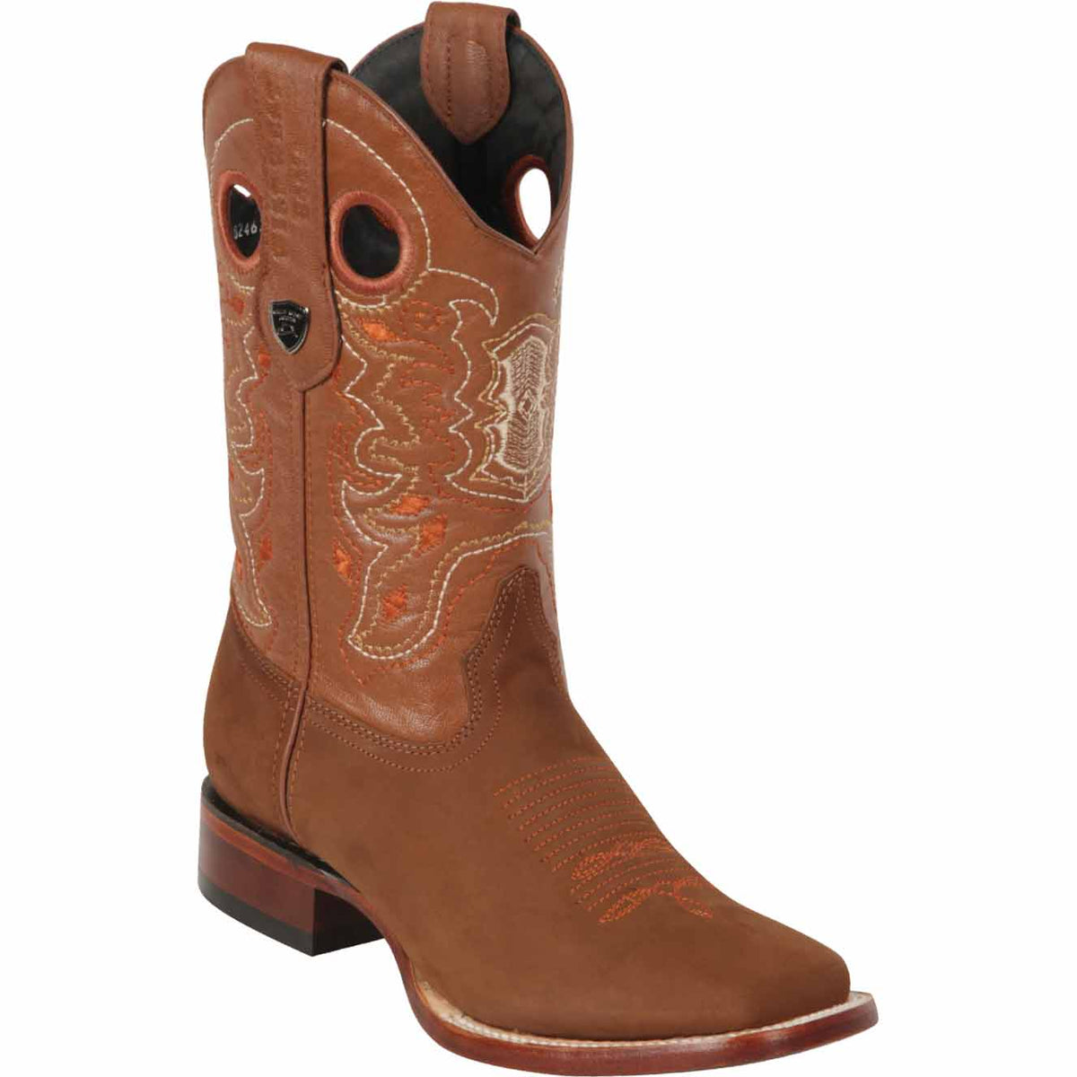 Men's Wild West Genuine Leather Ranch Toe Boots 282463 – OvercoatUSA