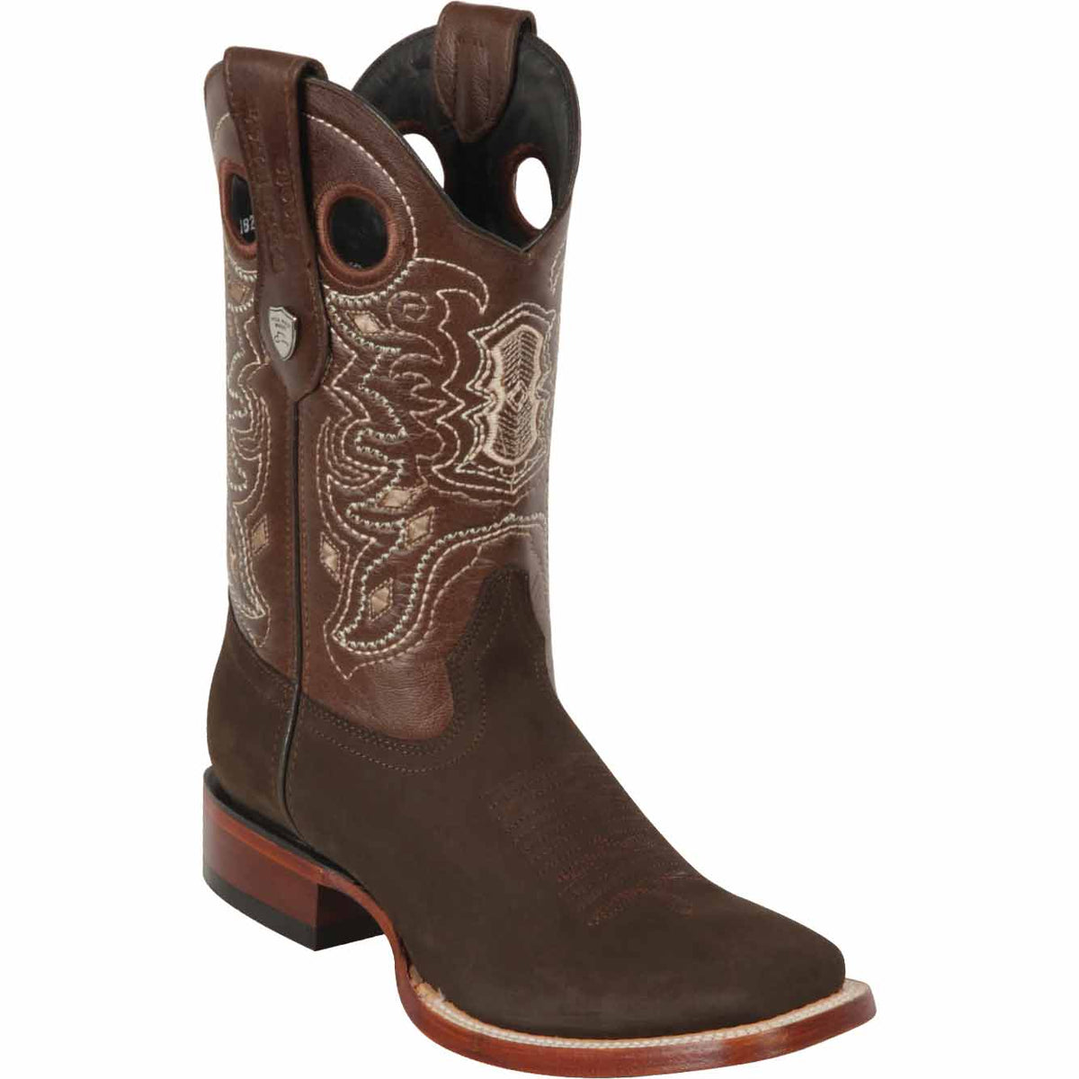 Men's Wild West Genuine Leather Ranch Toe Boots 282463 – OvercoatUSA