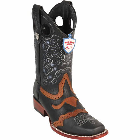 Wild West Boots Boots 6 Men's Wild West Genuine Leather Rodeo Toe Boot 281TC2705