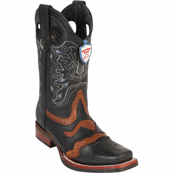 Wild West Boots Boots 6 Men's Wild West Genuine Leather Rodeo Toe Boot 281TH2705