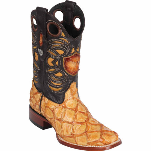 Wild West Boots Boots 6 Men's Wild West Monster Fish Ranch Toe Boot 28241002