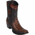 Wild West Boots Boots 6 Men's Wild West Monster Fish with Deer Dubai Toe Short Boot 279BF1007