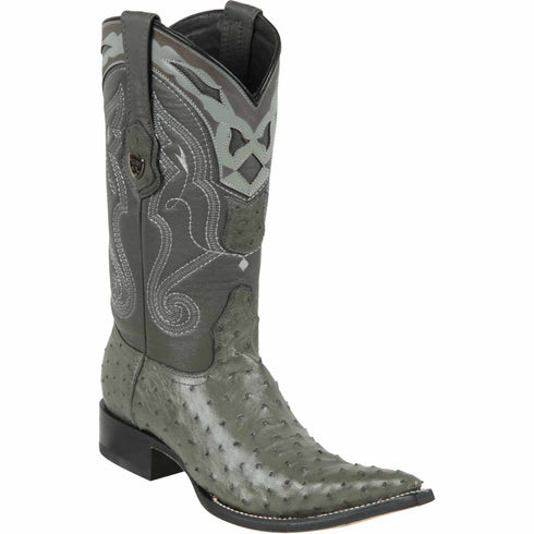 Wild West Boots Boots 6 Men's Wild West Ostrich Skin 3X Toe Boot 2950309