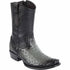 Wild West Boots Boots 6 Men's Wild West Ostrich Skin Dubai Toe Short Boot 279B0338