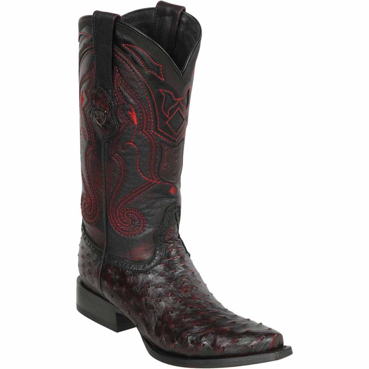 Men's Wild West Ostrich Skin Snip Toe Boots 29403 – OvercoatUSA