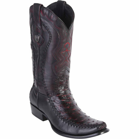 Wild West Boots Boots 6 Men's Wild West Ostrich with Deer Dubai Toe Boot 279F0318