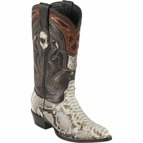 Wild West Boots Boots 6 Men's Wild West Python Skin J Toe Boot 2995749