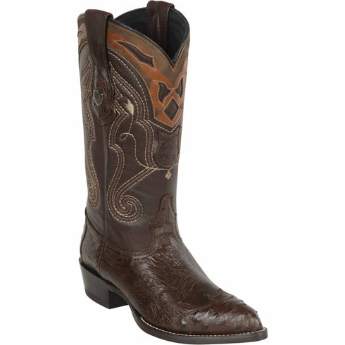 Wild West Boots Boots 6 Men's Wild West Smooth Ostrich Skin J Toe Boot 2990407