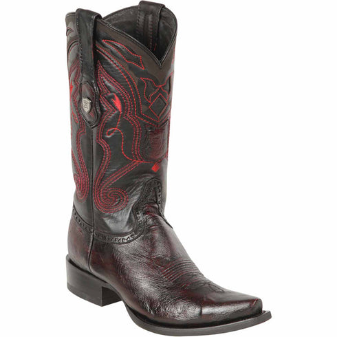 Wild West Boots Boots 6 Men's Wild West Smooth Ostrich Skin Snip Toe Boot 2949718