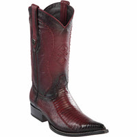 Wild West Boots Boots 6 Men's Wild West Teju Lizard Eco Skin 3X Toe Boot 2953543