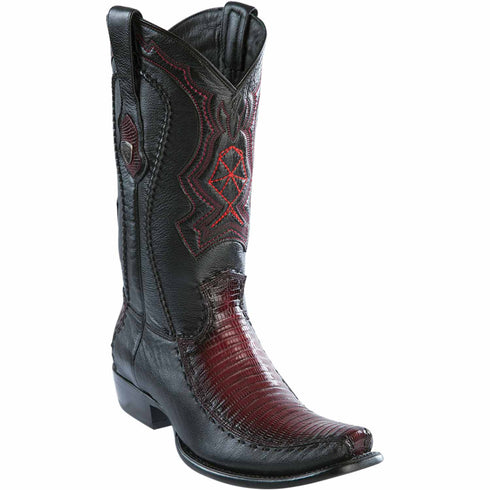 Wild West Boots Boots 6 Men's Wild West Teju Lizard with Deer Dubai Toe Boot 279F0743