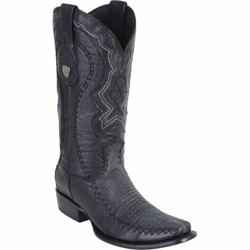 Wild West Boots Boots 6 Men's Wild West Teju Lizard with Deer Dubai Toe Boot 279F0774