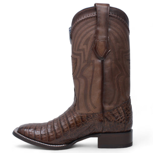 Men's Wild West Caiman Belly Ranch Toe Boots 2824L82