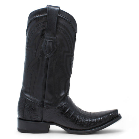 Men's Wild West Caiman Belly Skin Snip Toe Boot 294L8205