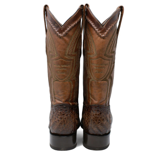 Men's Wild West Caiman Belly Square Toe Boots 277L82