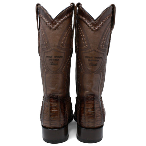 Men's Wild West Caiman Belly with Deer Square Toe Boot 277LF8216