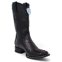 Men's Wild West Caiman Hornback Ranch Toe Boots 2824L02