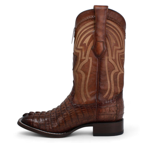 Men's Wild West Caiman Tail Ranch Toe Boots 2824L01