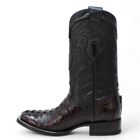 Men's Wild West Caiman Tail Ranch Toe Boots 2824L01