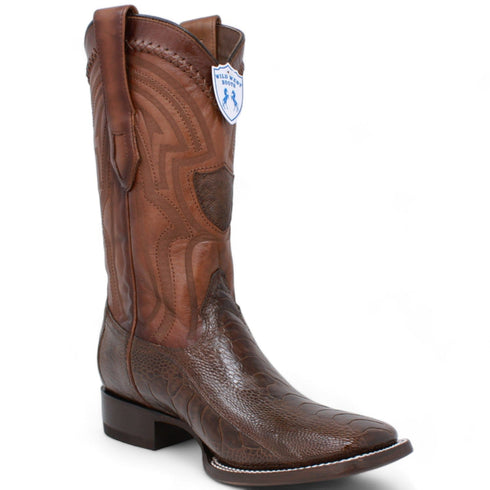 Men's Wild West Ostrich Leg Ranch Toe Boots 2824L05