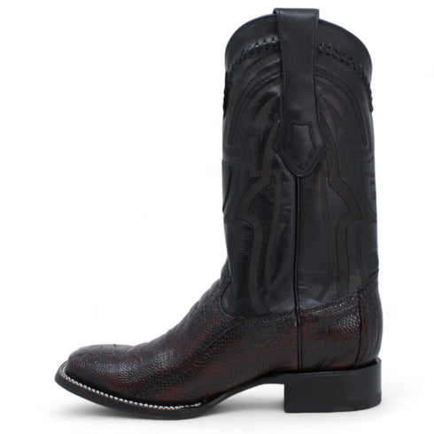 Men's Wild West Ostrich Leg Ranch Toe Boots 2824L05