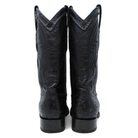 Men's Wild West Ostrich Skin Snip Toe Boots 294L03