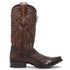 Men's Wild West Ostrich Skin Snip Toe Boots 294L03