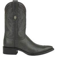 Men's Wild West Smooth Ostrich Skin 3X Toe Boots 29504-B