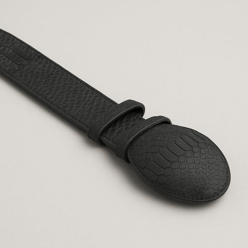 Men's Wild West Python Skin Cowboy Belt 2C11N5705