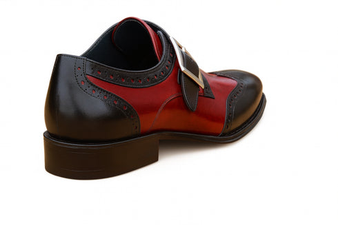 Burnished Wingtip Monk Strap KS099-710
