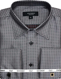 Statement Men's Long Sleeve Woven Shirt – Diverse Patterned Designs