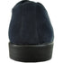 Bravo Mens Vegan Suede Wedding & Prom Wingtip Lace Up Dress Shoe in Navy Blue